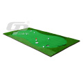 Golf de forme de S plaçant le vert / tapis vert de putting / herbe artificielle mettant vert / pratique de golf